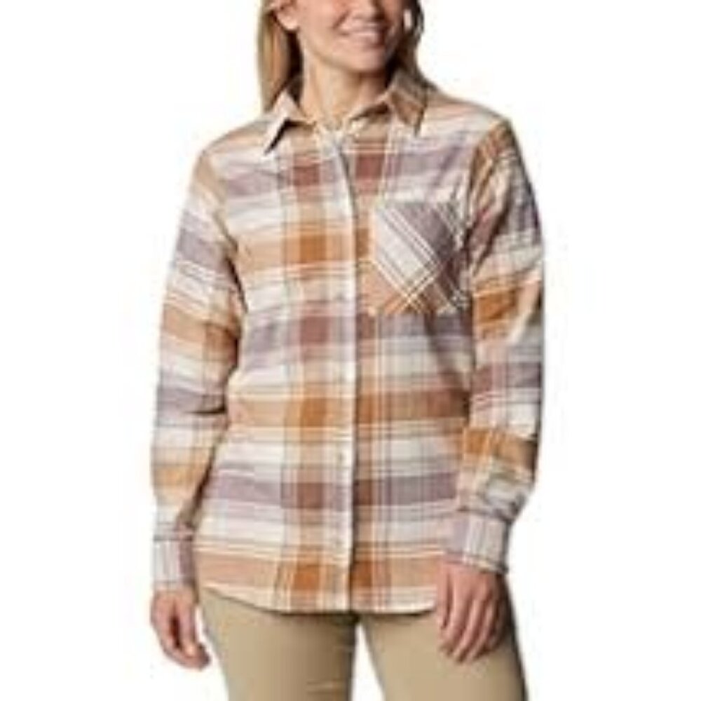 Columbia Women's Calico Basin Flannel Long Sleeve Shirt